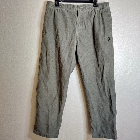 T & C surf design Whaler Cord Pant Military Sz 36 - Picture 2 of 8